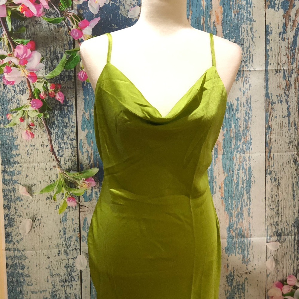 NWT Cowl Neck Slip Dress - Picture 4 of 7